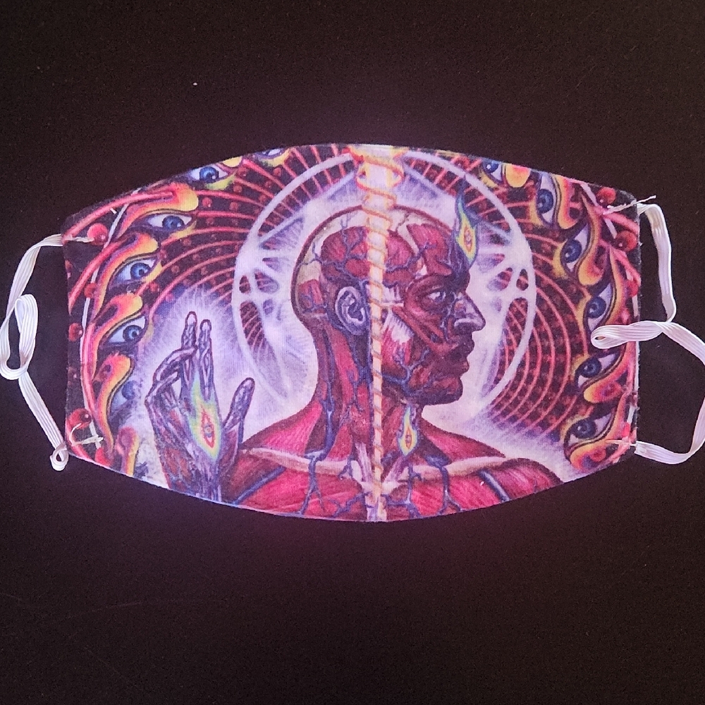 Vibrant Multicolor Art Face Mask
